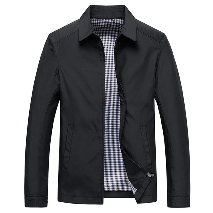 Winddichte Herrenjacke Zip-Up Leicht