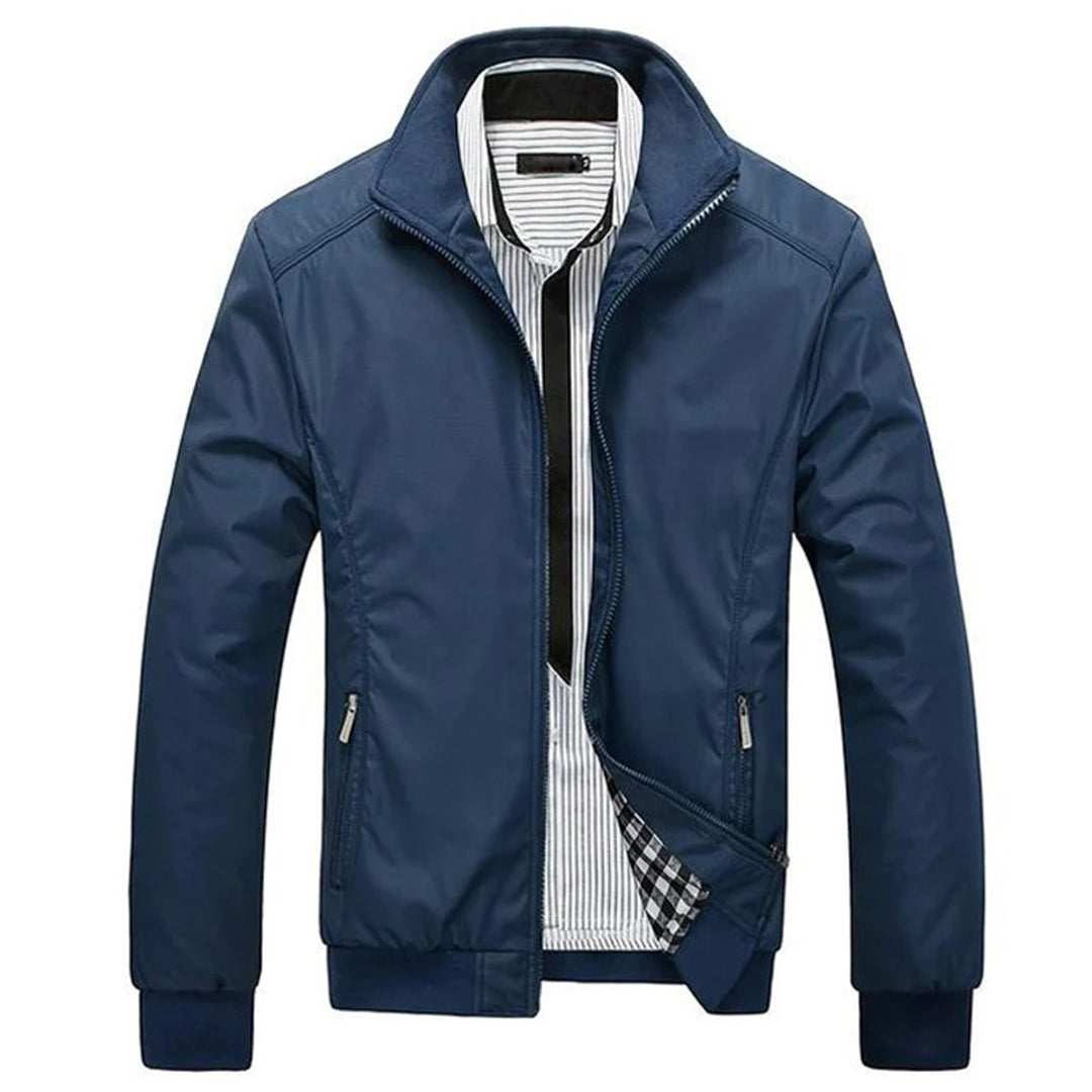 Herren Sommerjacke Winddicht Zip Up
