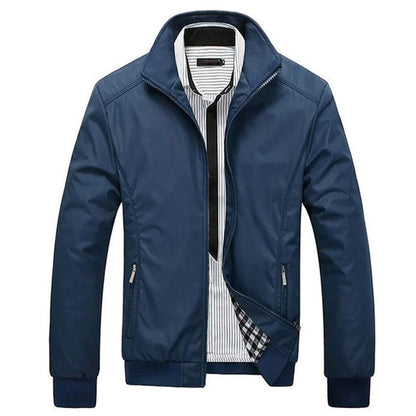 Herren Sommerjacke Winddicht Zip Up