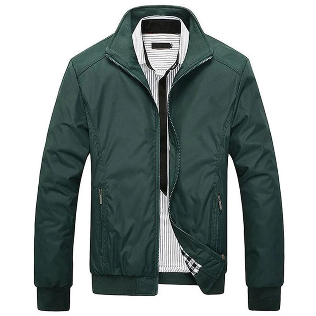 Herren Sommerjacke Winddicht Zip Up