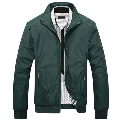 Herren Sommerjacke Winddicht Zip Up