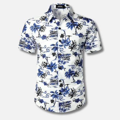 Sommerbluse Hawaiihemden Style für Männer