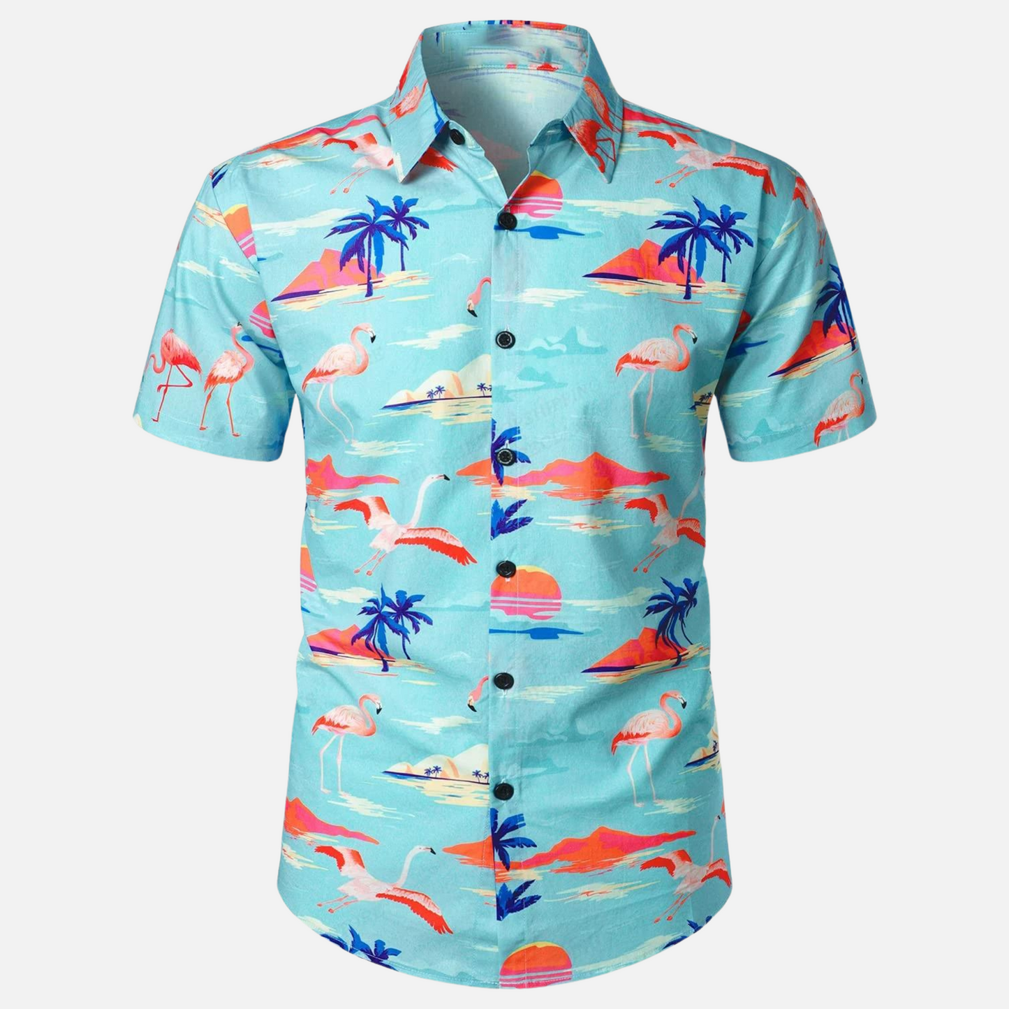 Sommerbluse Hawaiihemden Style für Männer