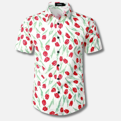 Sommerbluse Hawaiihemden Style für Männer