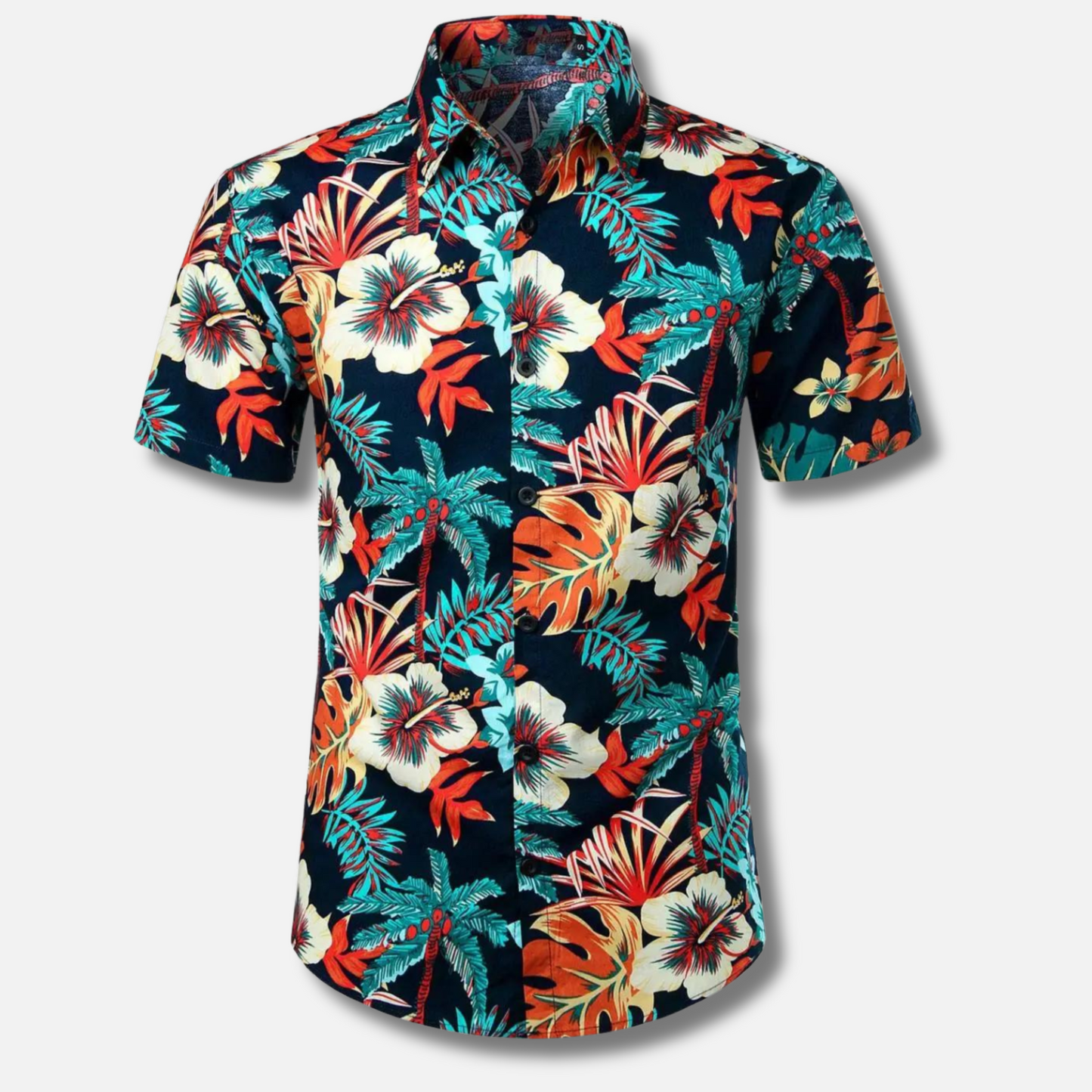 Sommerbluse Hawaiihemden Style für Männer