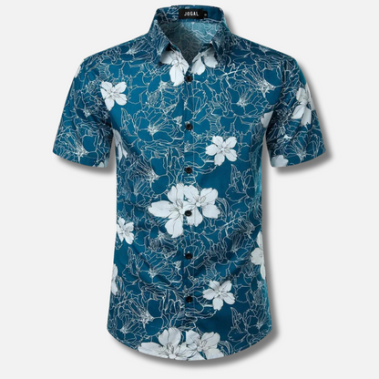 Sommerbluse Hawaiihemden Style für Männer