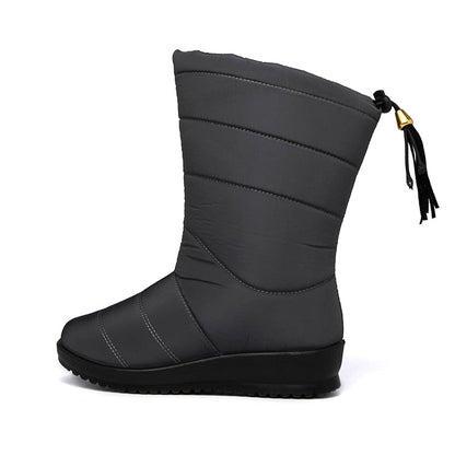 Wasserdichte Schneestiefel Ultraleicht Kunstfell Gefüttert