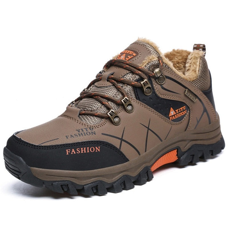 Herren Winterstiefel Wasserdicht Leder