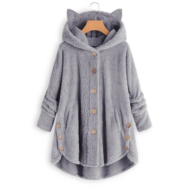 Weiche Katzenjacke Plüschgefüttert Warm