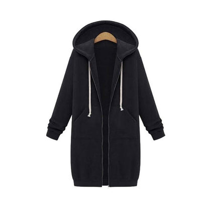 Stylish Sweatjacke Damen Lang