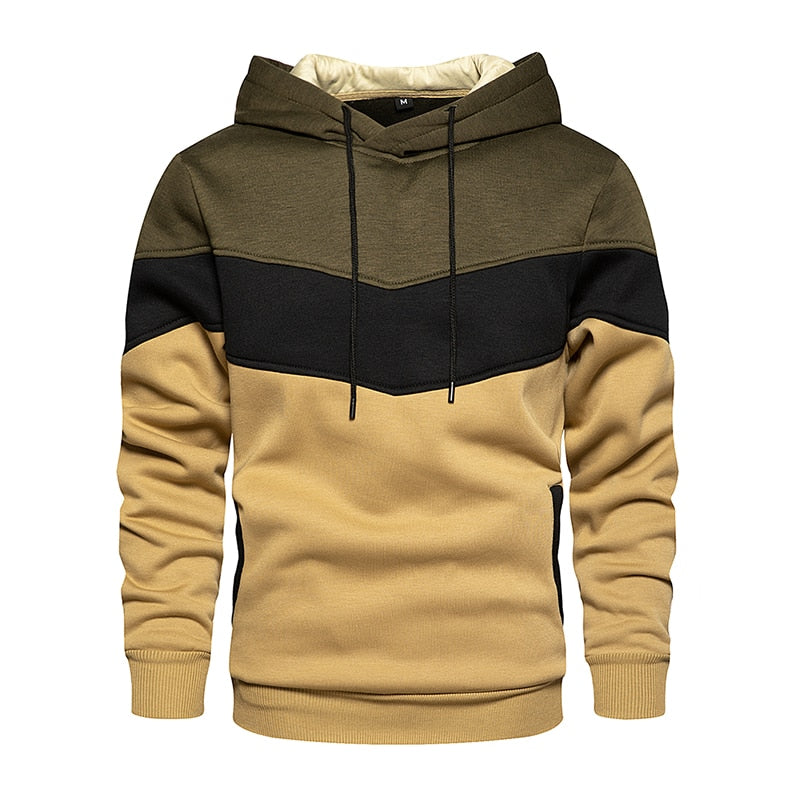 Bequemer Herren Hoodie Baumwolle Mix