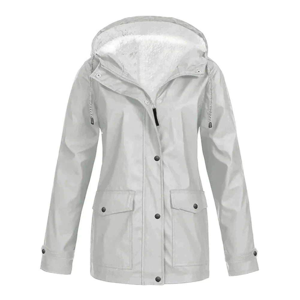 Elegante Regenjacke Damen Warm