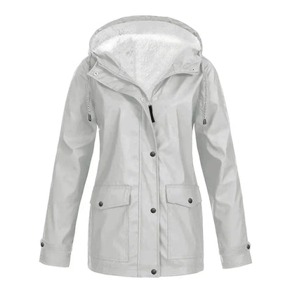 Elegante Regenjacke Damen Warm