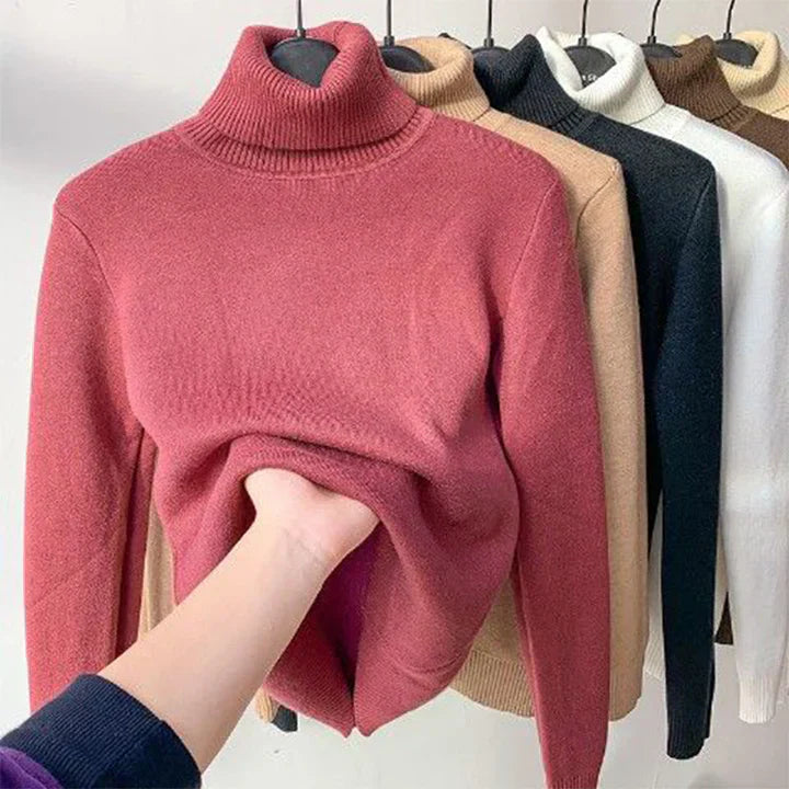 Alpaka Pullover Weich Warm Übergröße