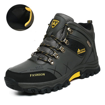 Herren Winterstiefel Wasserdicht Leder