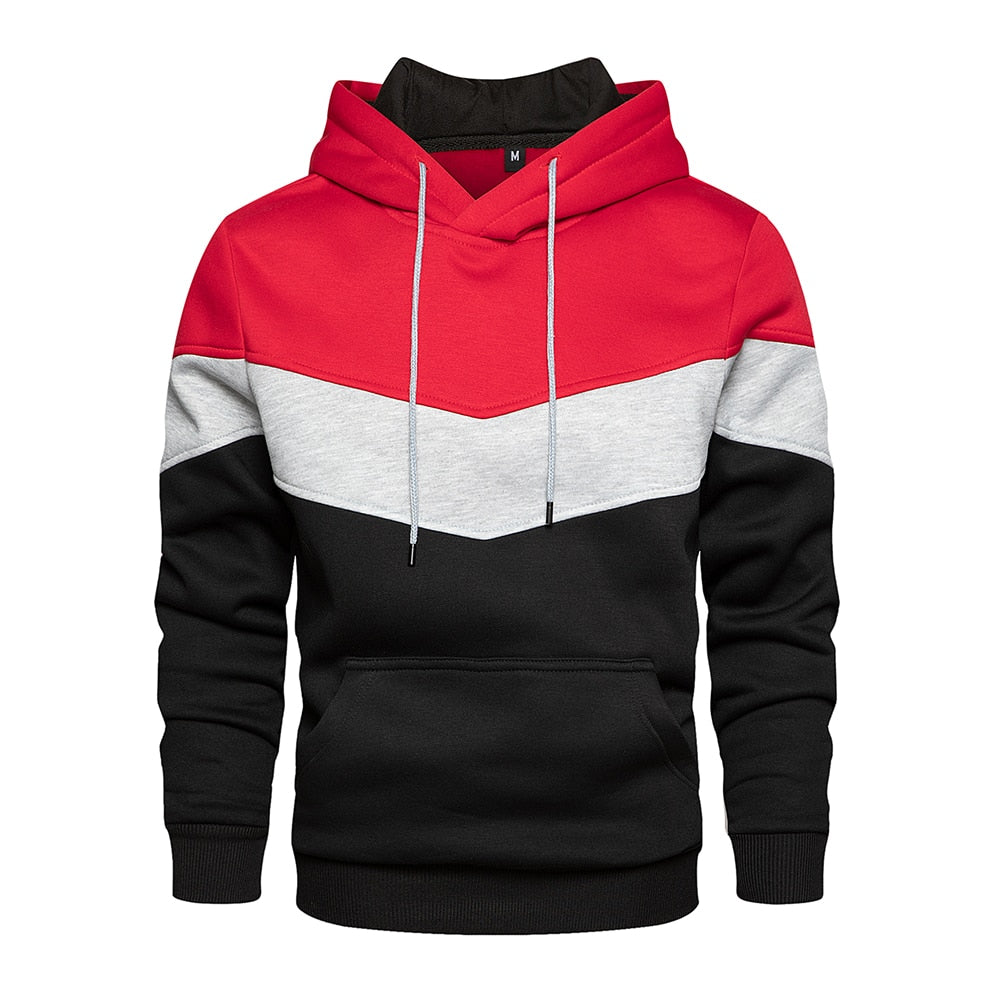 Bequemer Herren Hoodie Baumwolle Mix