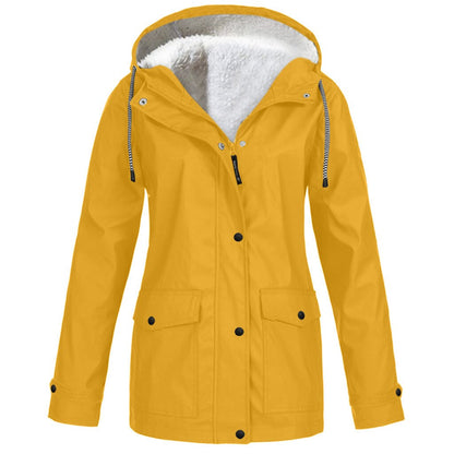Wasserdichte Outdoorjacke Warm Gefüttert