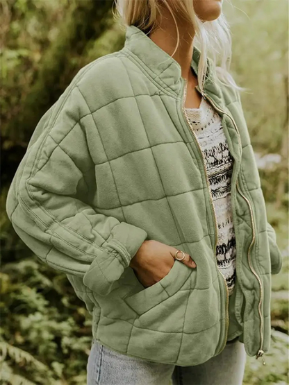 Übergangsjacke Damen Oversized Warm
