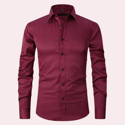 Herren Hemd Modern Bügelfrei Stretch