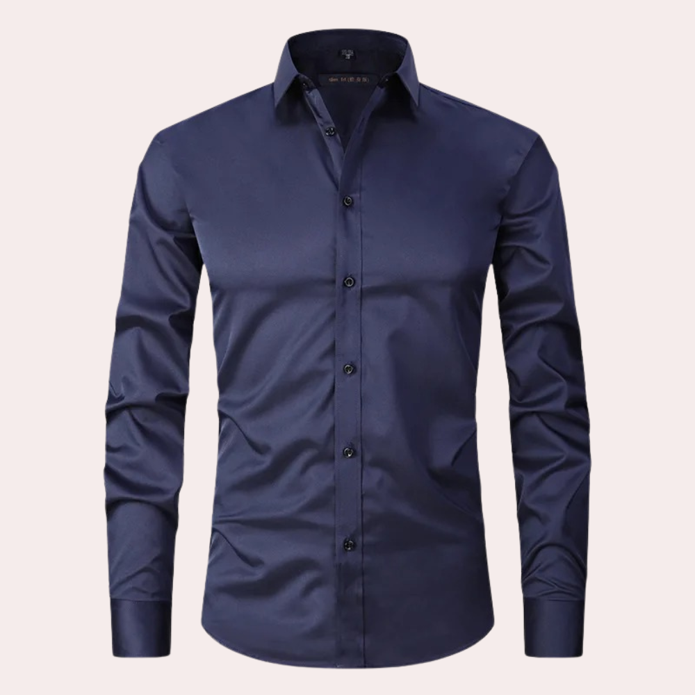 Herren Hemd Modern Bügelfrei Stretch