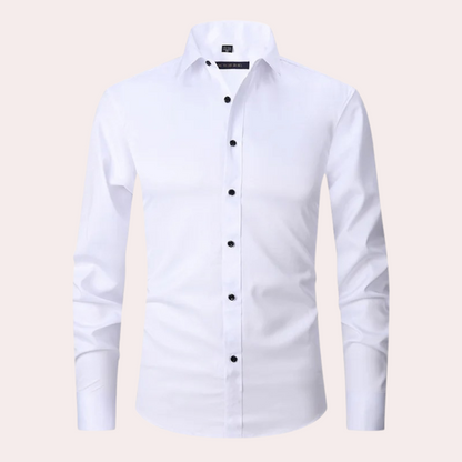 Herren Hemd Modern Bügelfrei Stretch