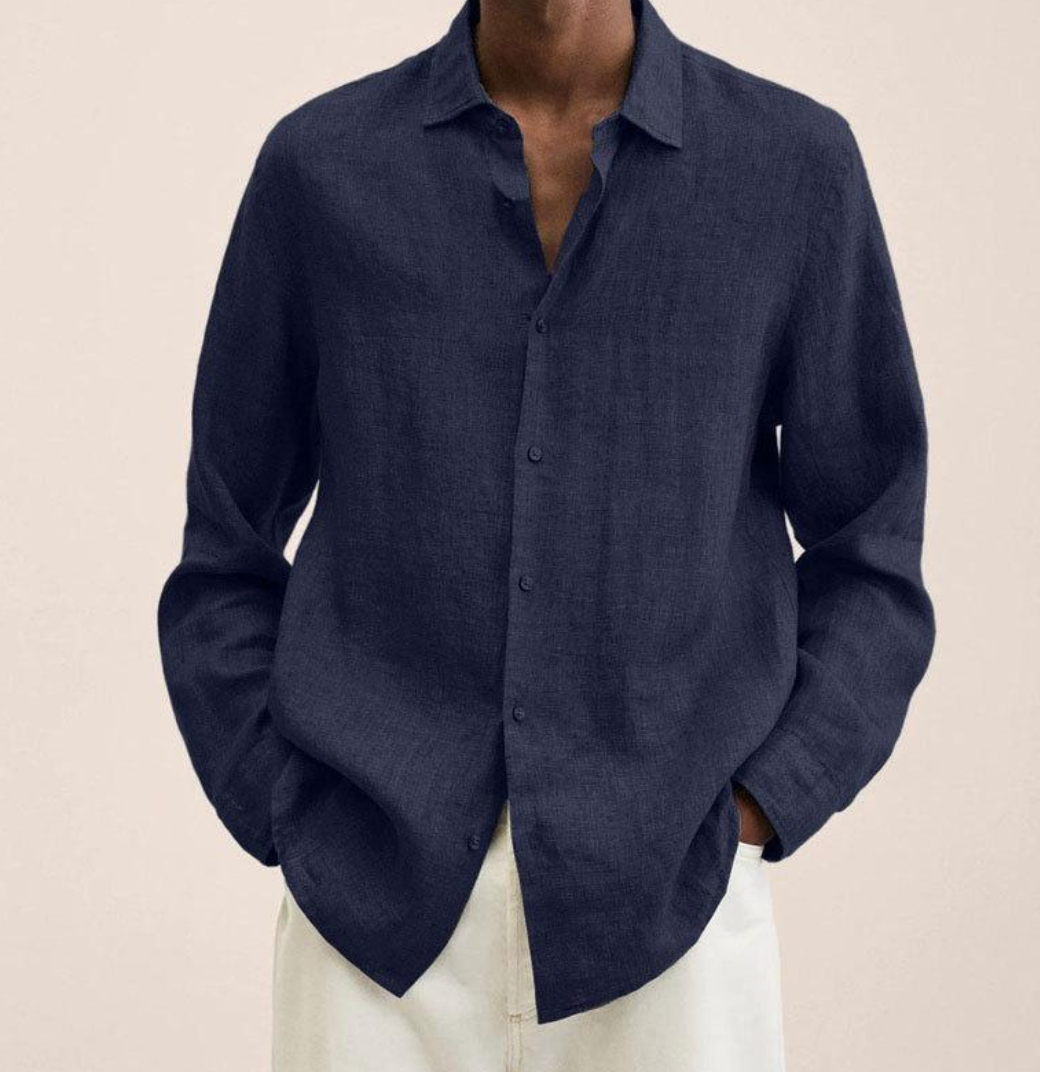 Herren Hemd Modern Loose Fit - IdealeKleiden