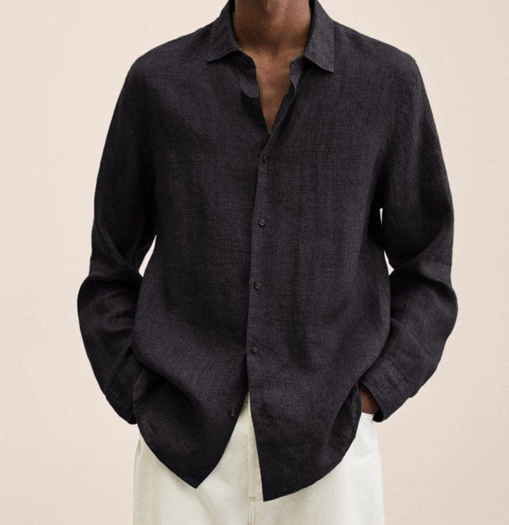 Herren Hemd Modern Loose Fit