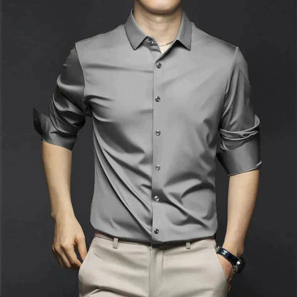 Herren Oxford Hemd Knitterfrei Elegant