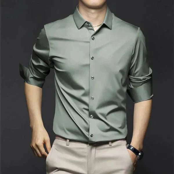 Herren Oxford Hemd Knitterfrei Elegant