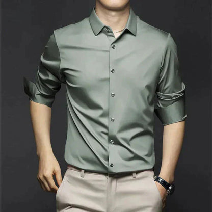 Herren Oxford Hemd Knitterfrei Elegant
