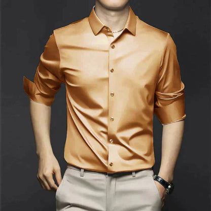 Herren Oxford Hemd Knitterfrei Elegant