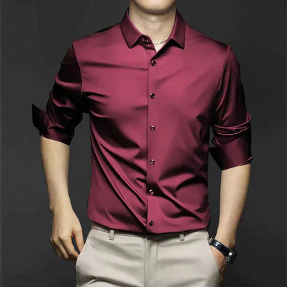 Herren Oxford Hemd Knitterfrei Elegant