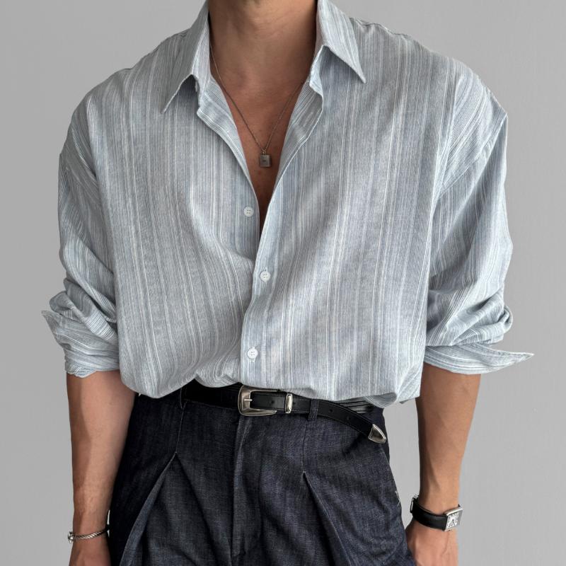 Herren Langarm Hemd Klassisch Modern