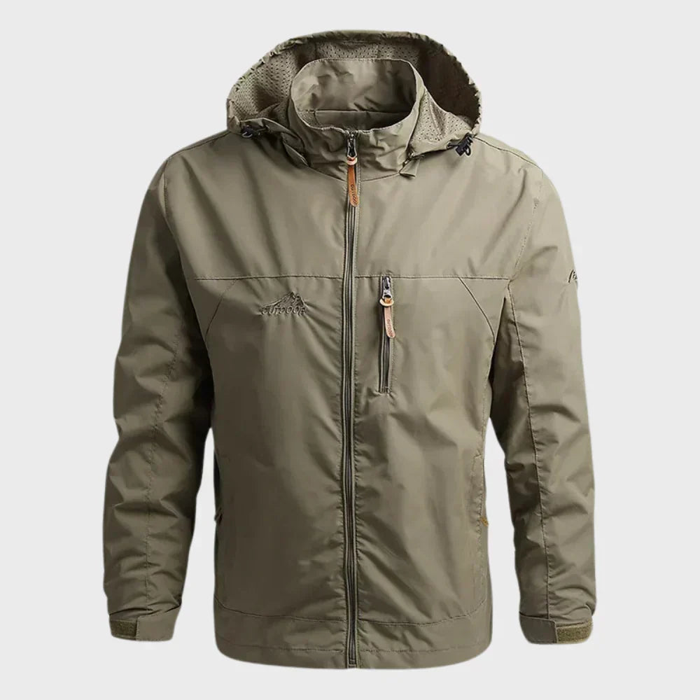 Herren Regenjacke Wasserdicht Kapuze