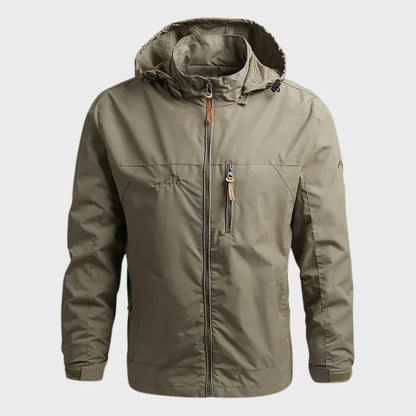 Herren Regenjacke Wasserdicht Kapuze