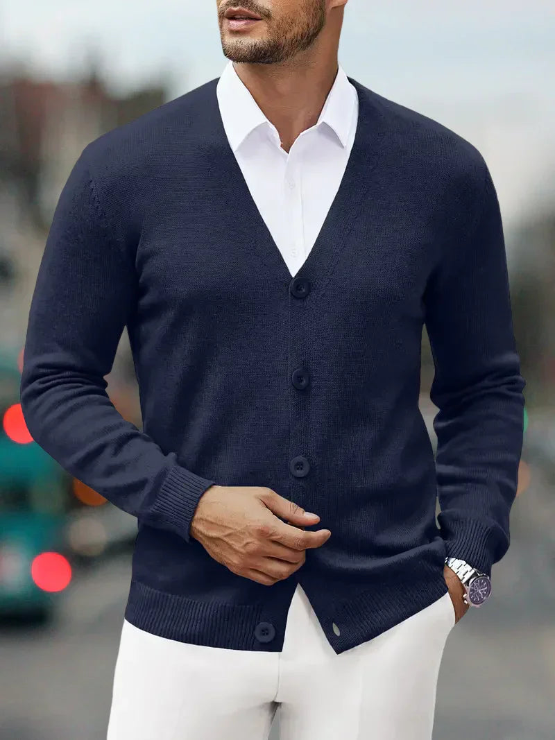 Herren Cardigan Modern Slimfit