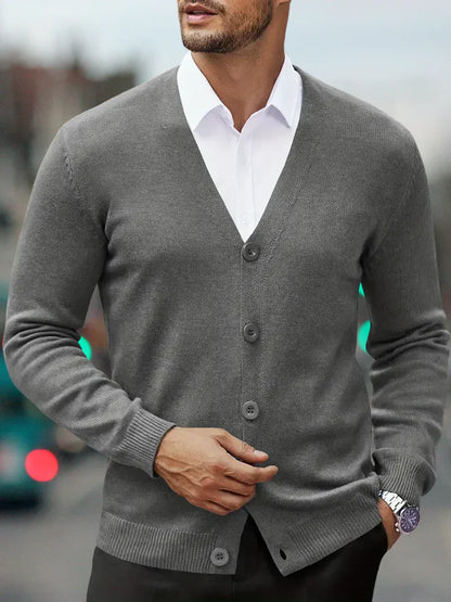 Herren Cardigan Modern Slimfit
