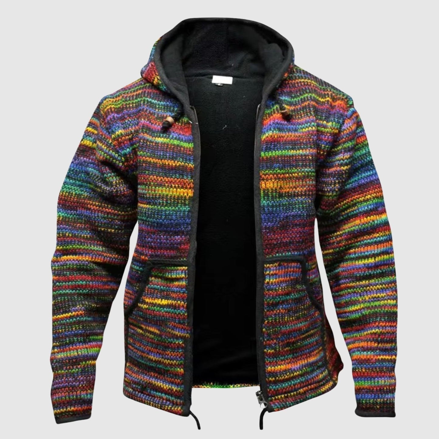 Kuschelige Hoodie Wollmix Relaxed Fit Boho Chic