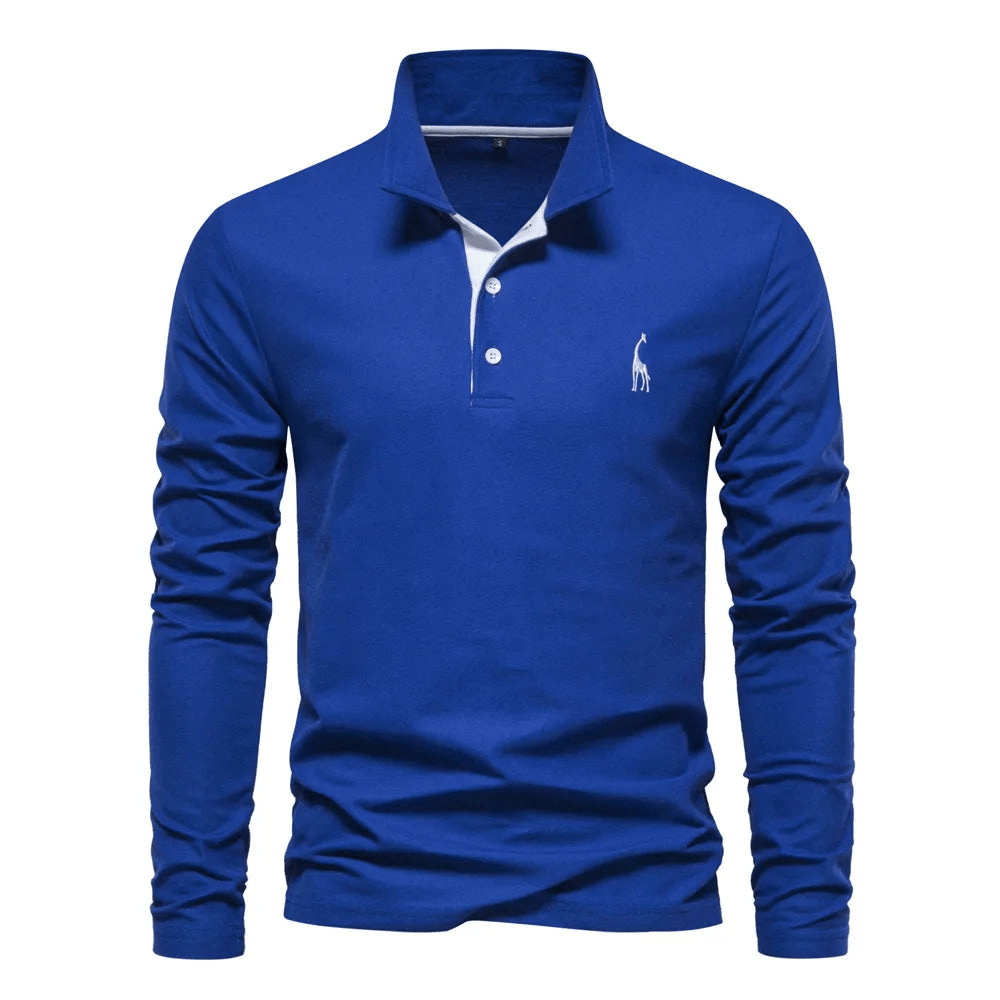 Elegantes Polo-Shirt Langarm Damen