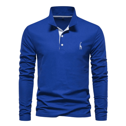 Elegantes Polo-Shirt Langarm Damen