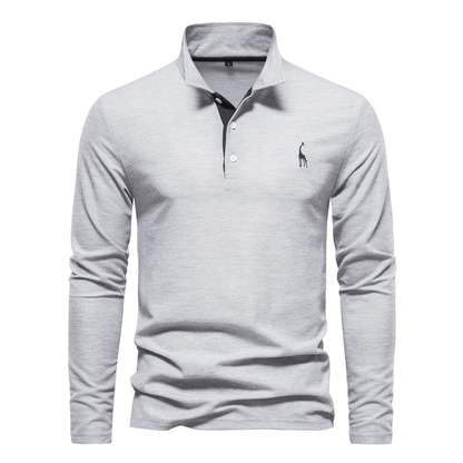 Elegantes Polo-Shirt Langarm Damen