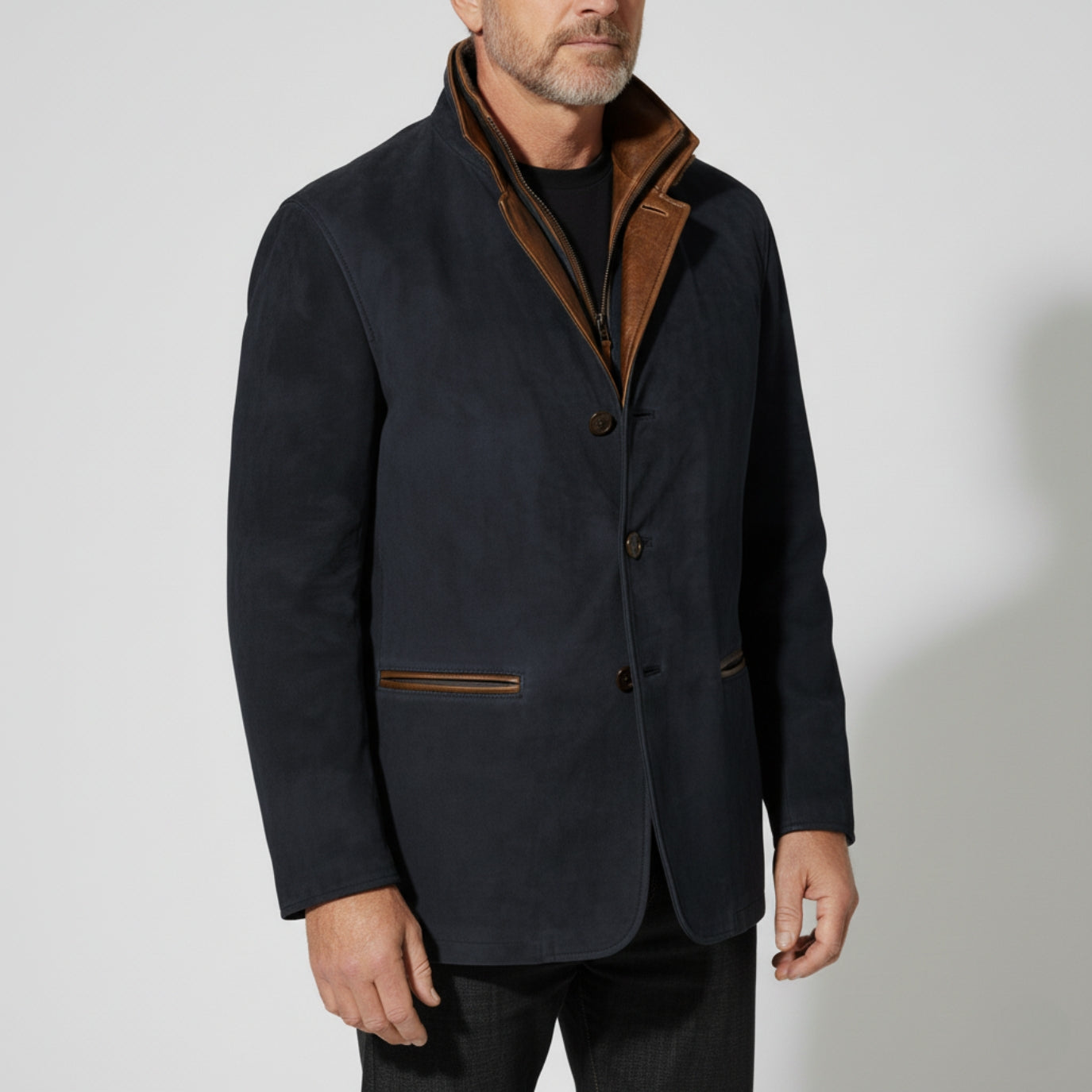 Stylische Lederjacke - Casual und Elegant