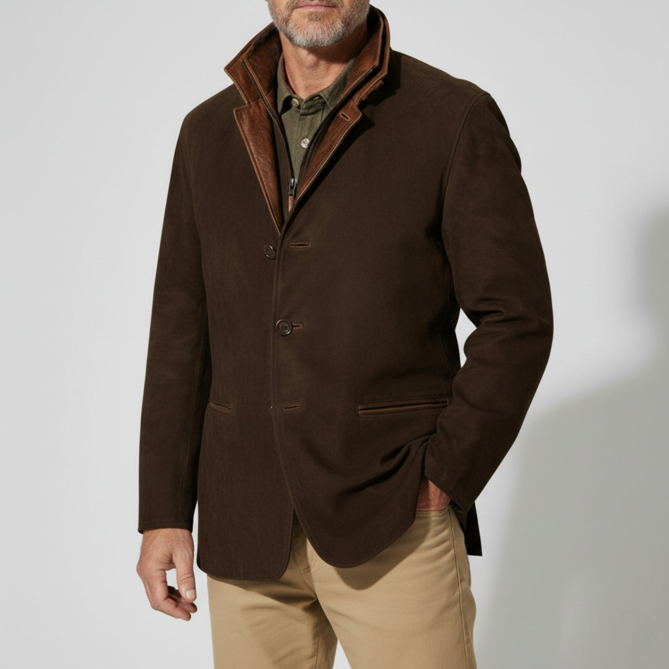 Stylische Lederjacke - Casual und Elegant