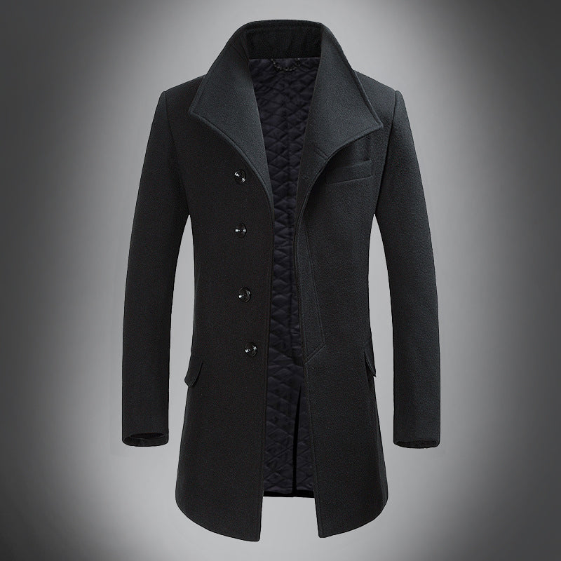 Wollmantel Damen Slim Fit Klassisch