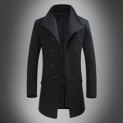 Wollmantel Damen Slim Fit Klassisch