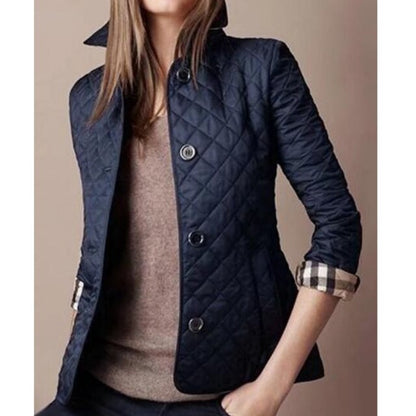 Stylische Damenjacke Diamond Muster