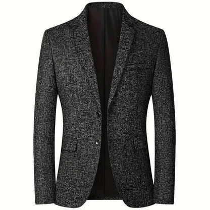 Herren Anzug Blazer Elegant Einreihig