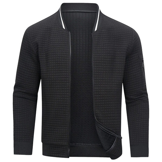 Herren Cardigan Langarm Reißverschluss Freizeitmode - IdealeKleiden