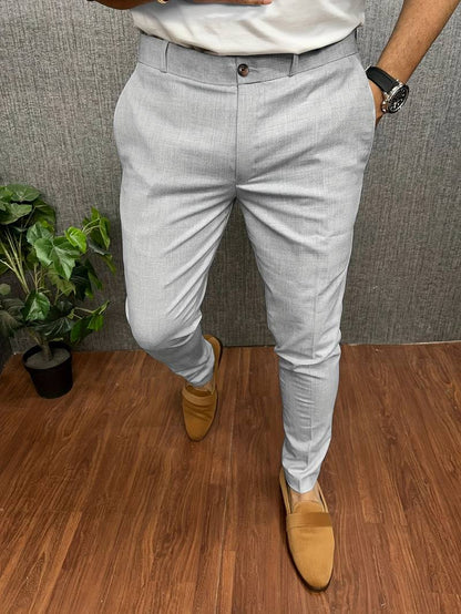 Herren Chinos Slim Fit Elegant