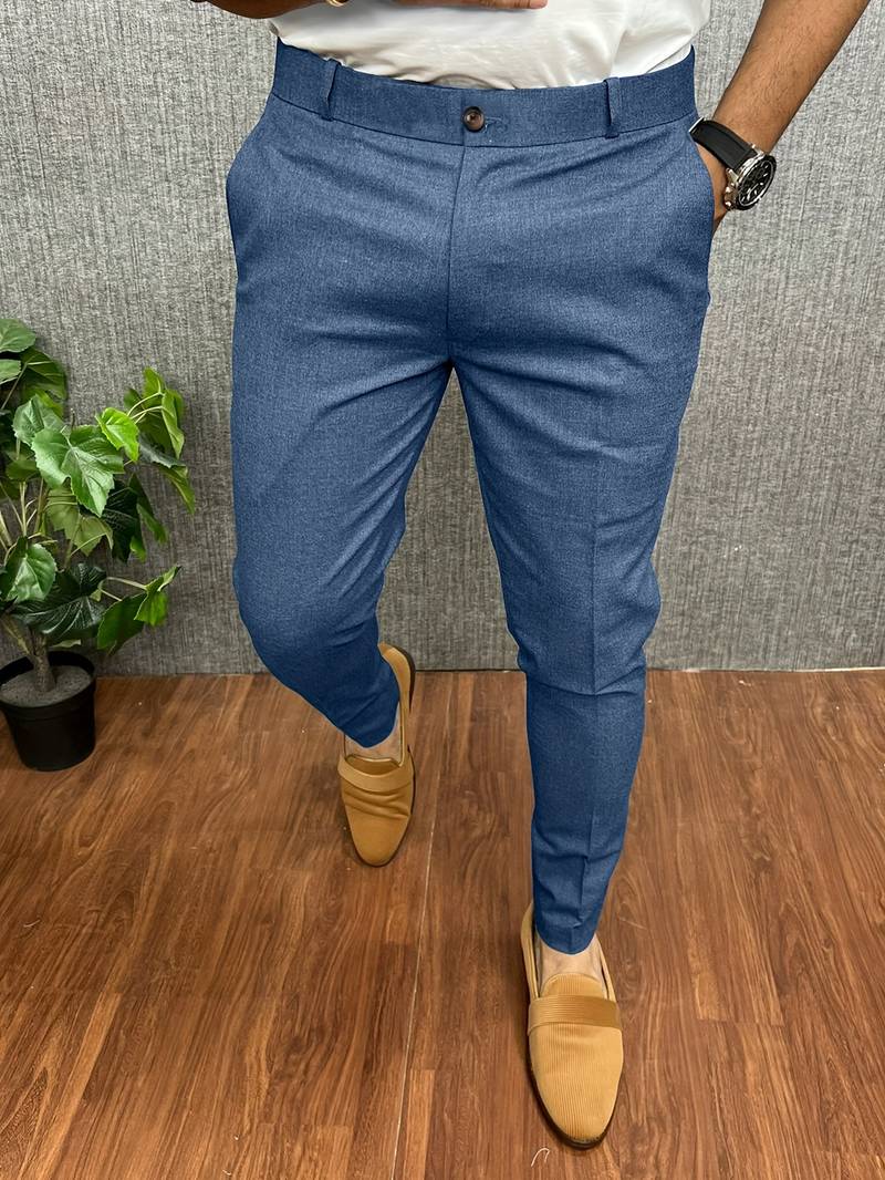 Herren Chinos Slim Fit Elegant